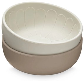 Cam Cam ApS Silikónová miska Earth Mix - set 2 ks