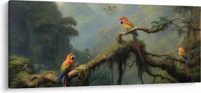 Obraz - Tropický les (120x50 cm)