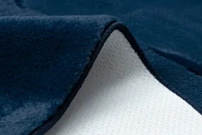 Protišmykový koberec POSH Shaggy navy granát plyš