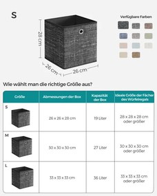 Set stohovateľných boxov RFB026B01(6 ks)