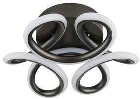 Globo 67386-24A - LED stropné svietidlo MELISAND LED/24W/230V pr. 26 cm čierne