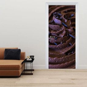 Fototapeta na dvere - Čokoládový cupcake (95x205cm)