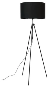 Čierna stojacia lampa Zuiver Lesley