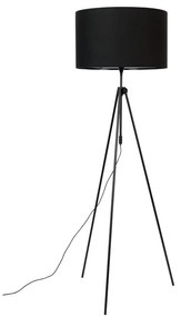 Čierna stojacia lampa Zuiver Lesley