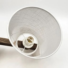 Brilagi - LED  Prisadený luster ANTHONY 3xE14/40W/230V dub orech