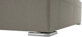 Posteľ Monte 180x200 cm, béžová tkanina