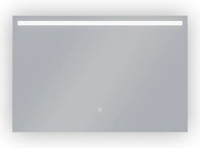 Erga Scarlet, obdĺžnikové LED zrkadlo 120x80cm, 920 lm, 3 farby svetla, predné osvetlenie, ERG-V01-128-1280-00