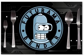 Sablio Prestieranie Futurama Bender Technology: 40x30cm