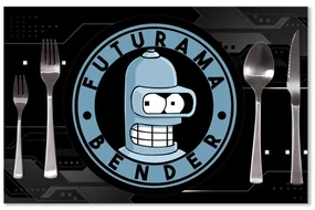 Sablio Prestieranie Futurama Bender Technology: 40x30cm