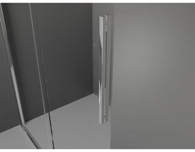 Mexen Velar L, sprchový kút s posuvnými dverami 120 x 120 cm, 8mm číre sklo, chrómová, 871-120-120-03-01