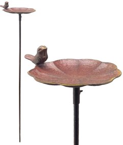 Zapichovacie napájadlo pre vtáky Kendra2, 117x19,5 cm, kov, medená