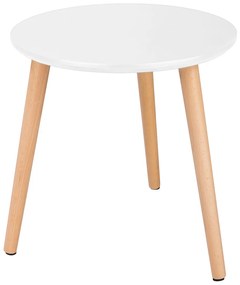 Livarno home Stolík, Ø 40 cm (biela)  (100357486)