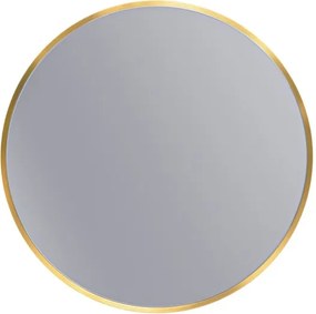 Erga Round, okrúhle zrkadlo 50cm, zlatý rám, ERG-V01-ROUND-5050-GD