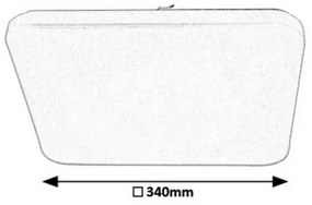 Rabalux 5699 - LED Stmievateľné stropné svietidlo EMMETT LED/16W/230V