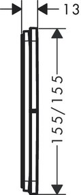 Hansgrohe ShowerSelect Comfort Q, ventil pod omietku pre 3 spotrebiče, biela matná, HAN-15587700