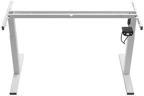 Herný stôl BR04 svetlohnedý s bielym rámom 120 cm