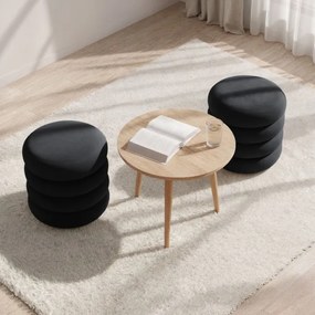 Taburetka SNUGGO čierna