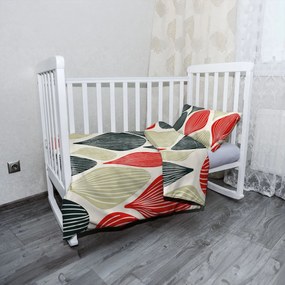 Sablio Mikroplyšové detské obliečky do postieľky Hravé 60. roky - 130x90 / 40x60