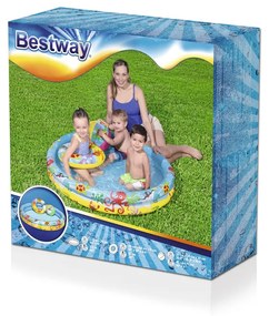 Bestway Nafukovací bazén pre deti 3v1 bazén, lopta, kruh 122x 20 cm Bestway 51124