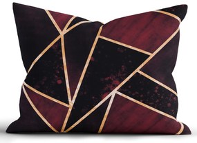 Bavlnená obliečka na vankúš Renforcé 70 × 90 cm - Marco vínové