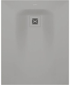 DURAVIT Sustano obdĺžniková sprchová vanička z materiálu DuraSolid, Antislip, 1000 x 800 x 30 mm, svetlo šedá matná, 720273630000000