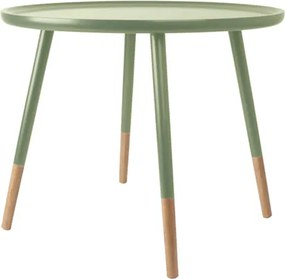 PRESENT TIME Odkladací stolček Graceful XL zelený ∅ 60 × 48 cm