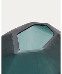 Sklenená váza v petrolejovej farbe (výška 45 cm) Geonix – Kave Home