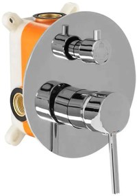 Rea Lungo, podomietková sprchová-vaňová sada + BOX, chrómová, REA-P6612