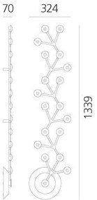 Artemide 1596050APP-LED Stmievateľné stropné svietidlo NET LED/45W/230V 3000K
