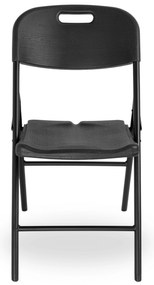 Skládací cateringová židle WOODLAN černá