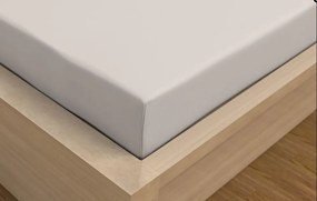 Saténové prestieradlo s gumou biele 80x200 cm
