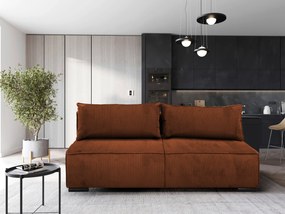 XXXLutz ROZKLADACIA POHOVKA, textil, hrdzavá MID.YOU - Sedačky - 001574006305