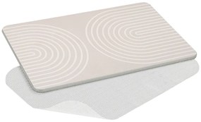 Béžová kúpeľňová predložka z kremeliny 39x60 cm Nazca – Wenko