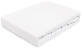 DETSKÉ JERSEY PRESTIERADLO 001 80X160 CM BIELE