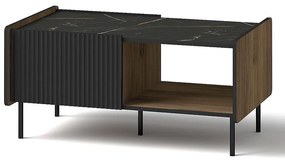 Konferenčný stolík Prestigo P11 vojnový orech/San Seb/čierny mat