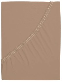 4Home jersey prestieradlo Ideál orechová, 90 x 200 cm