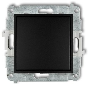 Vypínač matný čierny 12MWP-1 mini