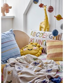 Krémová detská deka 130x160 cm Plane – Bloomingville Mini