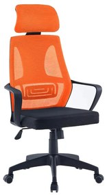 Kancelárske kreslo Tyxos MC089 (čierna + oranžová). Vlastná spoľahlivá doprava až k Vám domov. 1075524