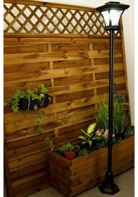 LED solárna vonkajšia lampa LED/1,2V 1800 mAh IP44 čierna