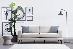 Dizajnová 3-miestna sedačka Santino 210 cm béžová