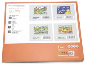 Puzzle na podstavci Viga 51461 24 dielikov - vesmírne dobrodružstvo