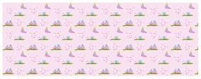 Gario Fototapeta Farebné princezny Materiál: Samolepiaca, Rozmery: 110 x 200 cm