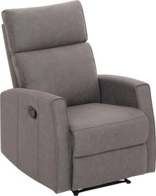 XXXLutz RELAXAČNÉ KRESLO, kov, textil, sivá Xora - Kreslá - 000454003901