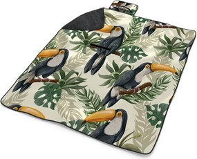 Sablio Plážová deka Tukan: 200x140 cm