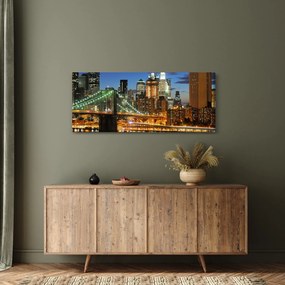 Obraz - Most s New Yorkom (120x50 cm)