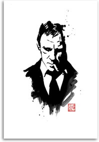 Gario Obraz na plátne James Bond Daniel Craig - Péchane Rozmery: 70 x 100 cm