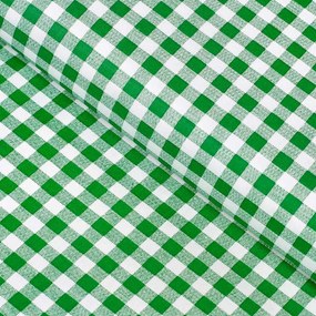 Biante Bavlnený obdĺžnikový obrus Sandra SA-058 Zeleno-biele kocky 100x140 cm