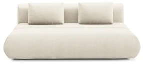 Rozkladacia trojmiestna pohovka FANO krémová