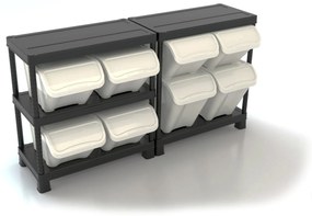 KIS-KETER Plastový 5 policový regál Tribac / 5